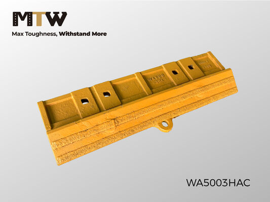WA500-3HA 캐스트 센터 세그먼트 반 화살표 4 구멍 90KG 휠 로더 버킷 보호 세그먼트