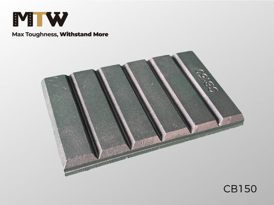 CB150 초콜릿 블록 마모 부품 240×150×23mm 중장비 마모 보호 부품 6KG