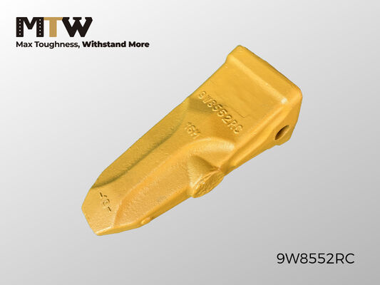 J550 굴착기 버킷 치아 21.5kg 9W8552RC 옐로우 캐스트 합금