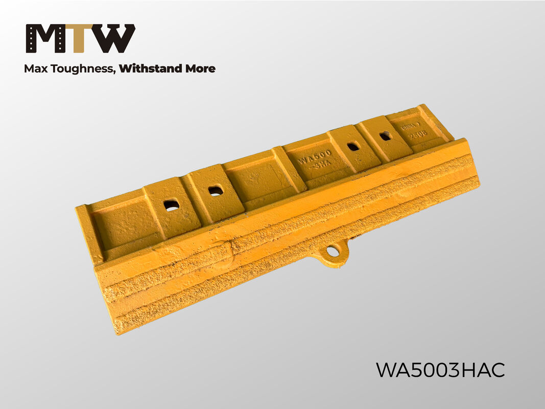 WA500-3HA 캐스트 센터 세그먼트 반 화살표 4 구멍 90KG 휠 로더 버킷 보호 세그먼트