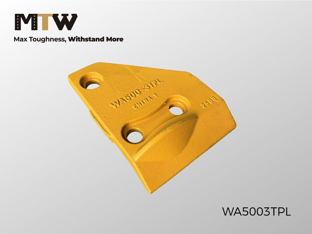 WA5003TPL 반화살표 3개 구멍 10.2KG 휠 로더 버킷 보호 세그먼트