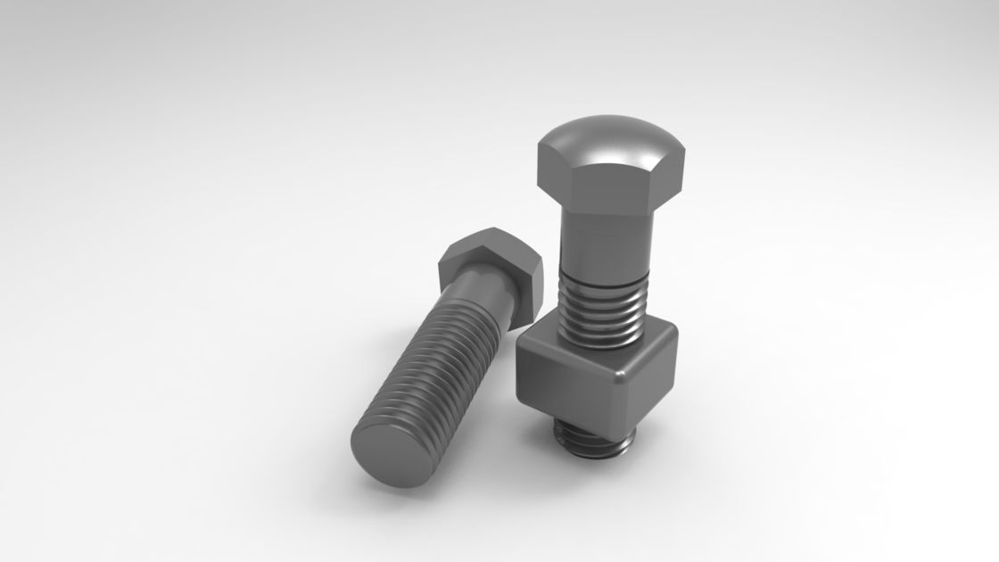 Dia 9 불도저 트랙 패드 볼트 D4 4K7038 0.091 킬로그램은 18 UNF에 실을 뀁니다